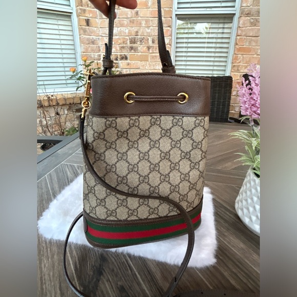 GUCCI GG Ophidia Small Bucket Bag - Picture 5 of 16